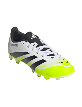 bota de fútbol adidas PREDATOR LEAGUE junior FT FG/MG, blanco/verde lima