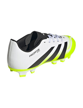 bota de fútbol adidas PREDATOR LEAGUE junior FT FG/MG, blanco/verde lima