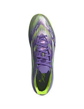 bota de fútbol adidas F50 PRO MG, morado/verde