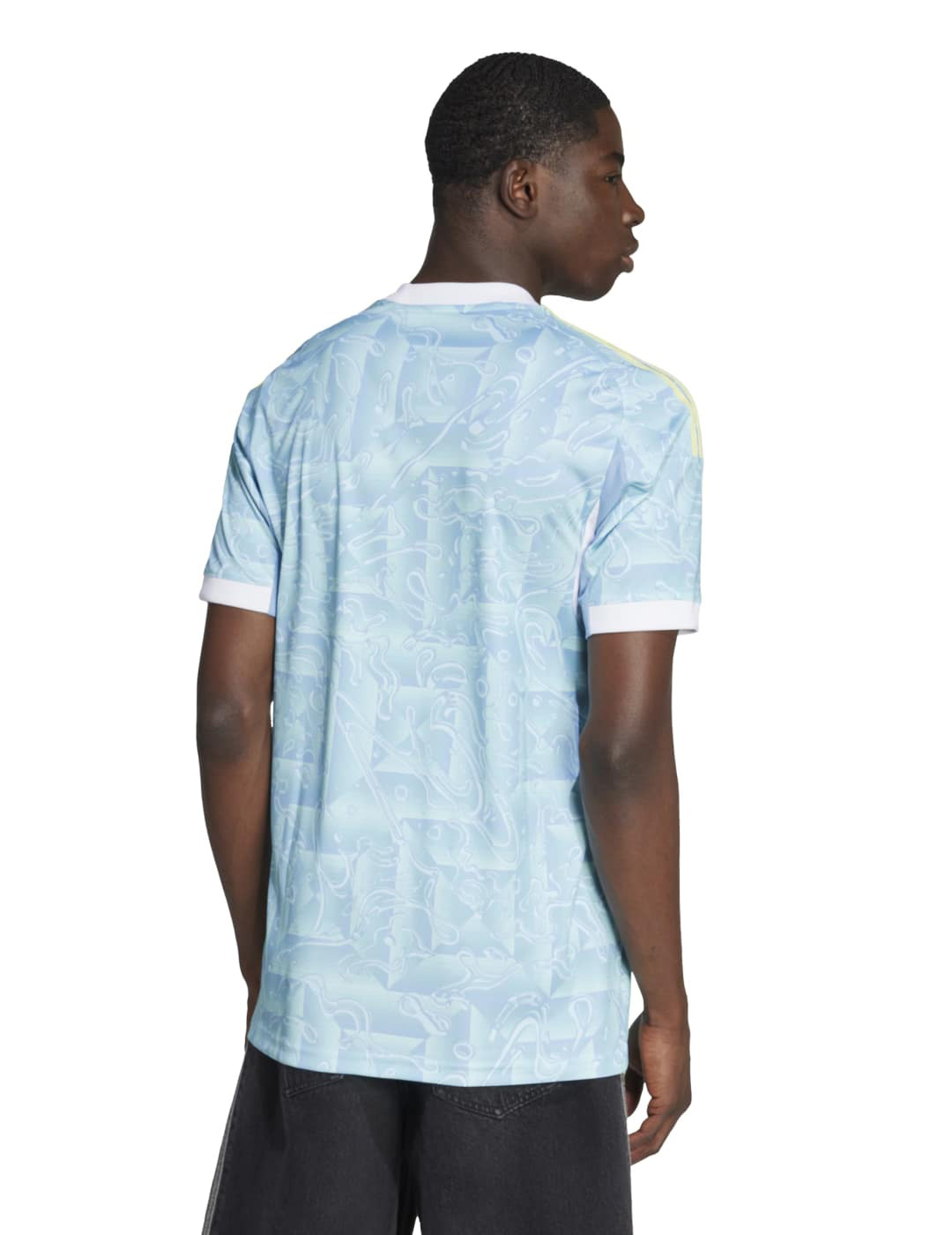 camiseta de fútbol adidas JUVE H JSY 2ª equipacion, azul verdoso