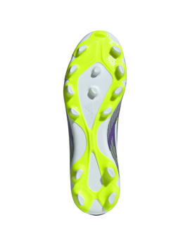 bota fútbol adidas F50 LEAGUE MG, morado/verde