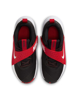 zapatilla baloncesto nike junior TEAM HUSTLE D 12 , negro/rojo