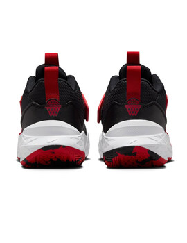 zapatilla baloncesto nike junior TEAM HUSTLE D 12 , negro/rojo