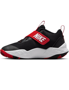 zapatilla baloncesto nike junior TEAM HUSTLE D 12 , negro/rojo