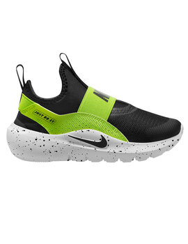 zapatilla nike niño FLEX RUNNER 4 negro/fluor