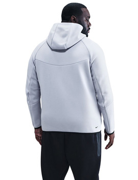 sudadera abierta con cremallera y capucha  TECH , gris