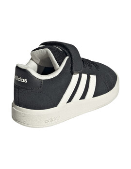 adidas bebé con velcro GRAND COURT, negro blanco