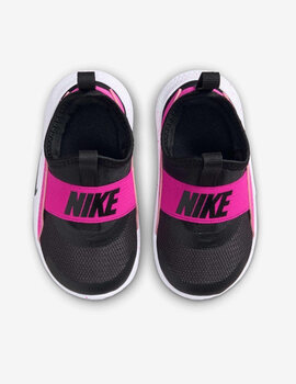 zapatilla nike bebé  FLEX RUNNER 4, negro/fuscia