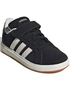zapatilla adidas junior GRAND COURT, negro/blanco
