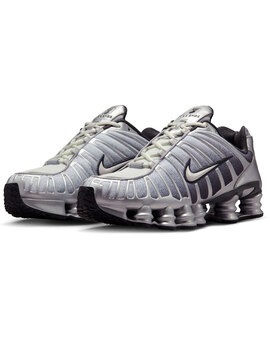 zapatilla hombre NIKE SHOX TL , plata