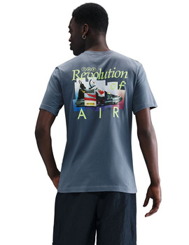 camiseta manga corta nike sportwear, azul