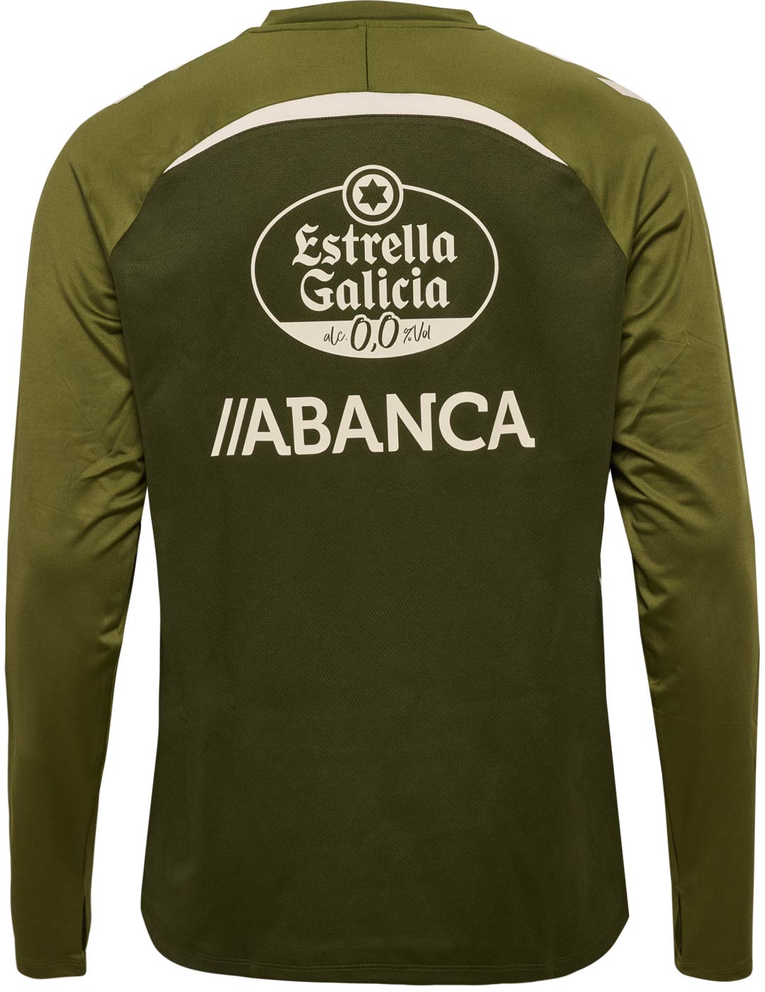 sudadera media cremallera Celta, verde