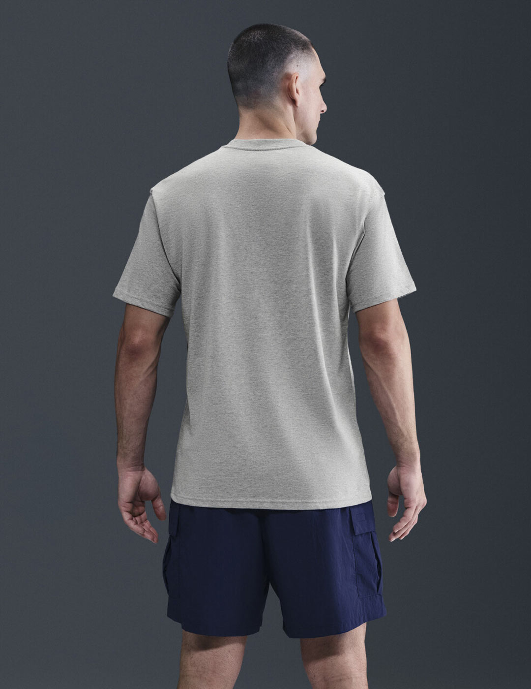 camiseta jordan manga corta hombre nike M90 OC, gris