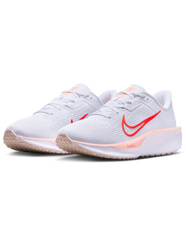 zapatilla running nike  QUEST 6 mujer, running, blanco/rojo