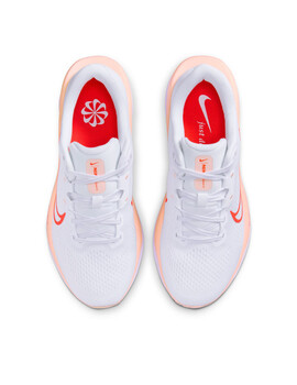 zapatilla running nike  QUEST 6 mujer, running, blanco/rojo