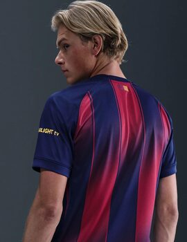 camiseta nike FC Barcelona hombre , azul grana 2025/26