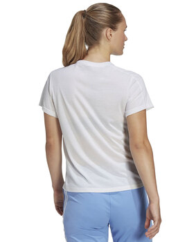 camiseta adidas manga corta mujer blanco