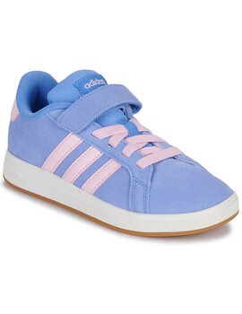 adidas GRAND COURT 00S velcro, celeste/rosa