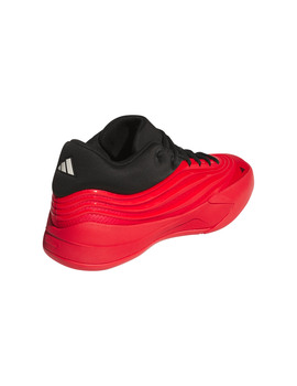 zapatilla de baloncesto adidas DAME X Junior, rojo/negro