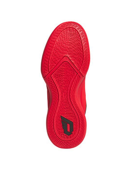 zapatilla de baloncesto adidas DAME X Junior, rojo/negro