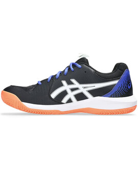 zapatilla de padel asics GEL-DEDICATE 8 , negro/blanco