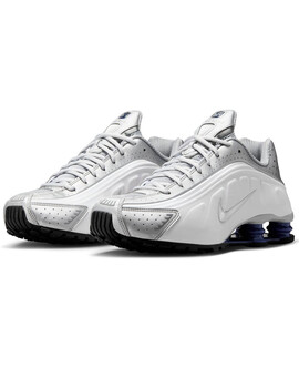 nike SHOX R4 hombre, blanco/gris