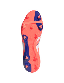 bota de fútbol adidas Predator League FT FG/MG, coral/azul