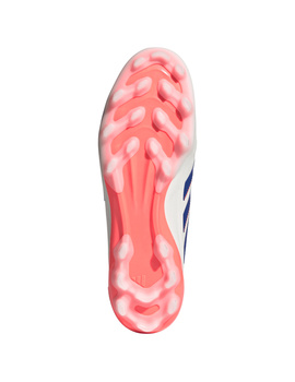 bota de fútbol adidas Copa Pure III League 2G/3G AG, blanco/coral
