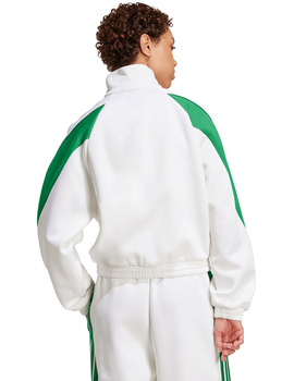 chaqueta adidas mujer W STADIUM TT, blanco/verde