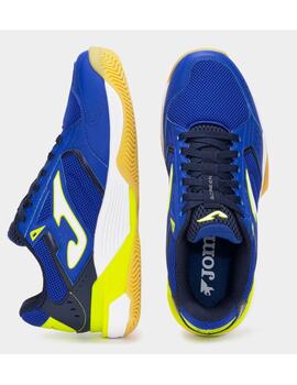 zapatilla balonmano joma SCREEN azul/fluor