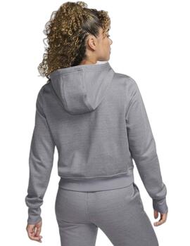 sudadera abierta nike  THERMA-FIT ONE WOMEN'S, gris