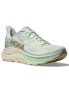 hoka CLIFTON 10 mujer, verde agua