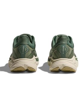 zapatilla running Clifton 10 hombre, verde kaki