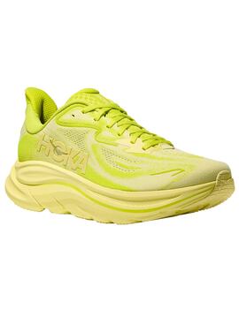 zapatilla de running hoka CLIFTON 10 hombre, amarillo fluor