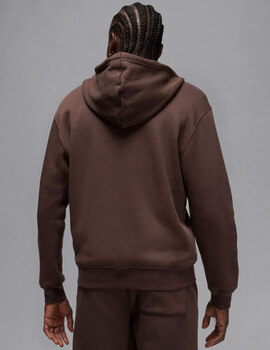 sudadera abierta con cremallera  JORDAN marrón