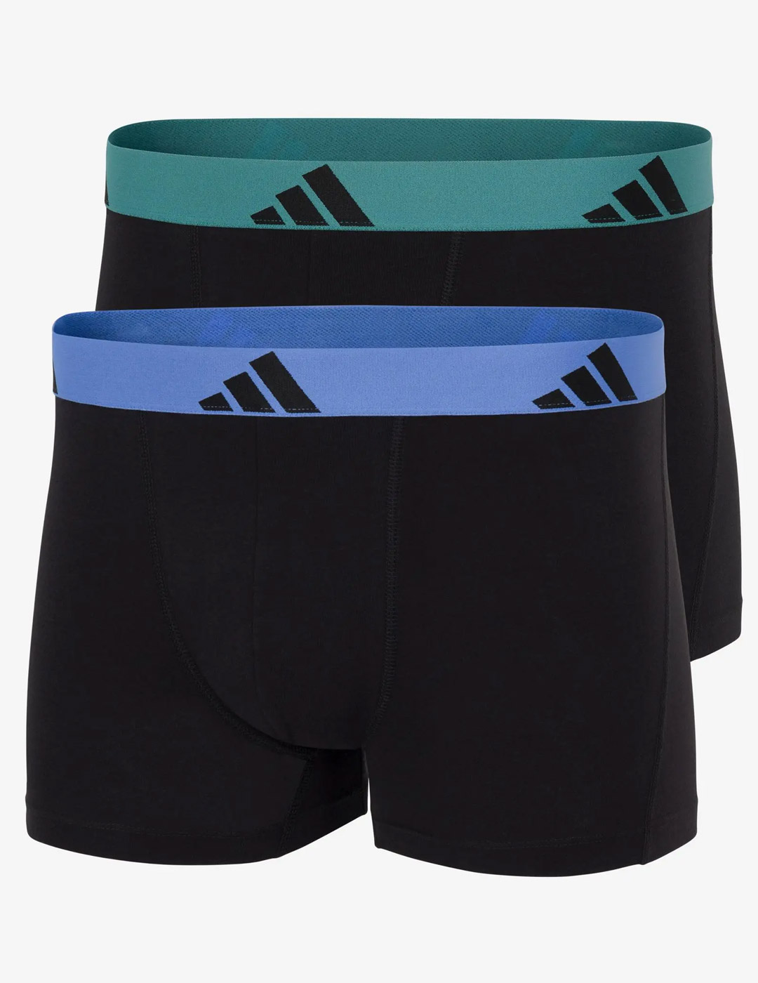 boxer adidas 2P FLEX COTTON negro/verde