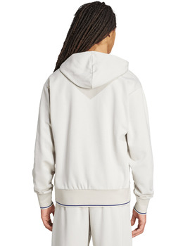 sudadera adidas con capucha  COLLEGIATE HD, blanco  roto