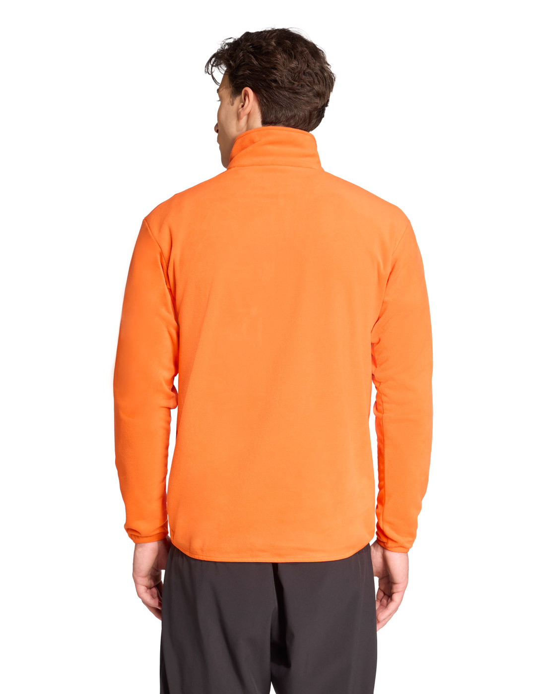 sudadera Terrex media cremallera polar adidas, naranja