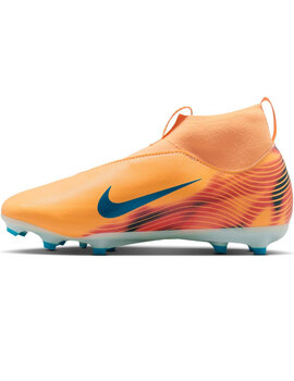 bota de fútbol nike JR. MERCURIAL KYLIAN MBAPPÉ SUPERFLY 10 ACAD sin cordones, coral