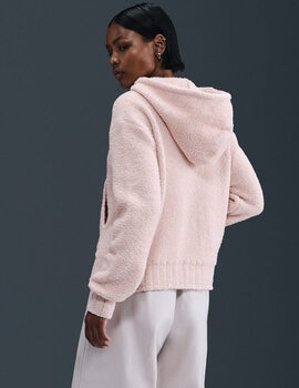 sudadera nike mujer SPORTSWEAR PHOENIX, cozy boucle, coral