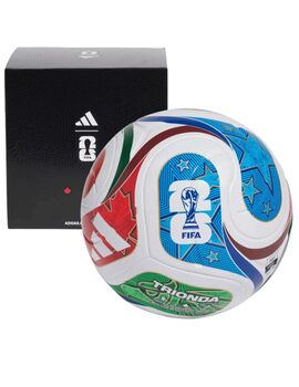 balón adidas TRIONDA World Cup 2026 sin costuras,  blanco