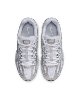 nike P-6000 mujer, blanco/plata