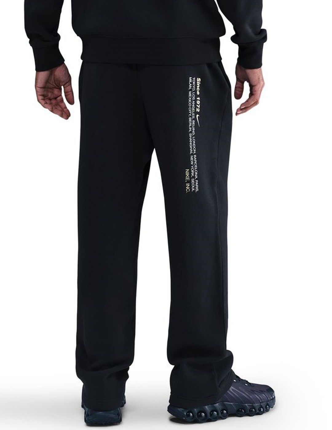 pantalón nike SPORTSWEAR CLUB MEN'S BUNGEE, negro