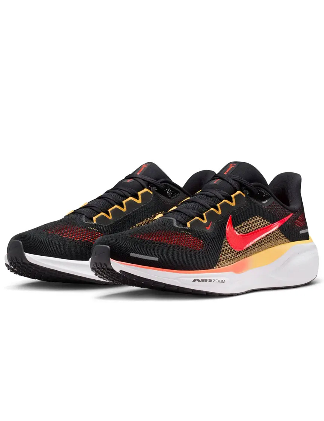 nike PEGASUS 41 hombre, negro/naranja