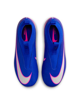 bota de fútbol nike JR ZOOM SUPERFLY 10 ACADEMY AG, azulón/blanco