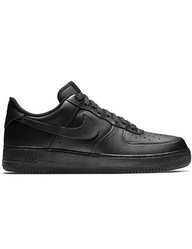 nike AIR FORCE 1 LE BIG junior, negro