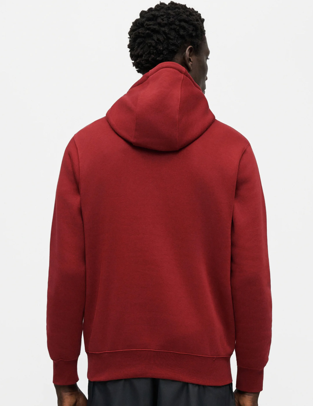 sudadera capucha nike SPORTSWEAR CLUB MEN'S, granate