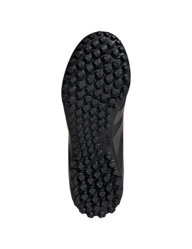 bota fútból adidas PREDATOR CLUB Turf Junior, negro/rojo