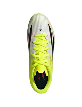 bota de fútbol adidas F50 LEAGUE FG/MG J amarillo/blanco