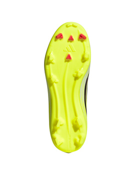 bota de fútbol adidas F50 LEAGUE FG/MG J amarillo/blanco